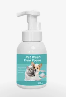PET SHEL CUTINing Foam Dog Cat Cat Decontaminate Fragrance Free Wash dušo želė
